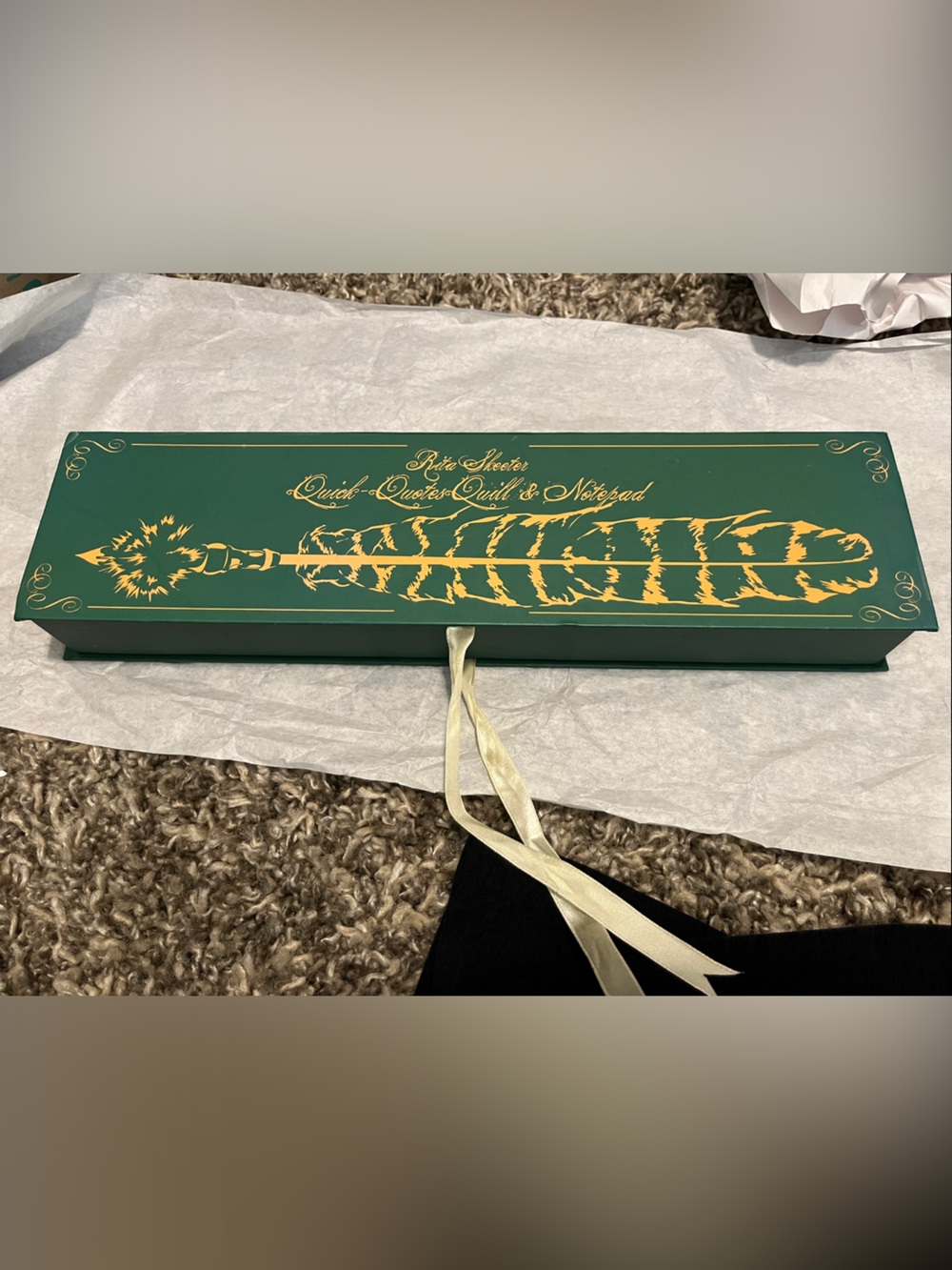 Harry Potter Rita Skeeter Quick Quotes Quill and Notebook